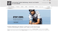 Desktop Screenshot of desotoeurope.com
